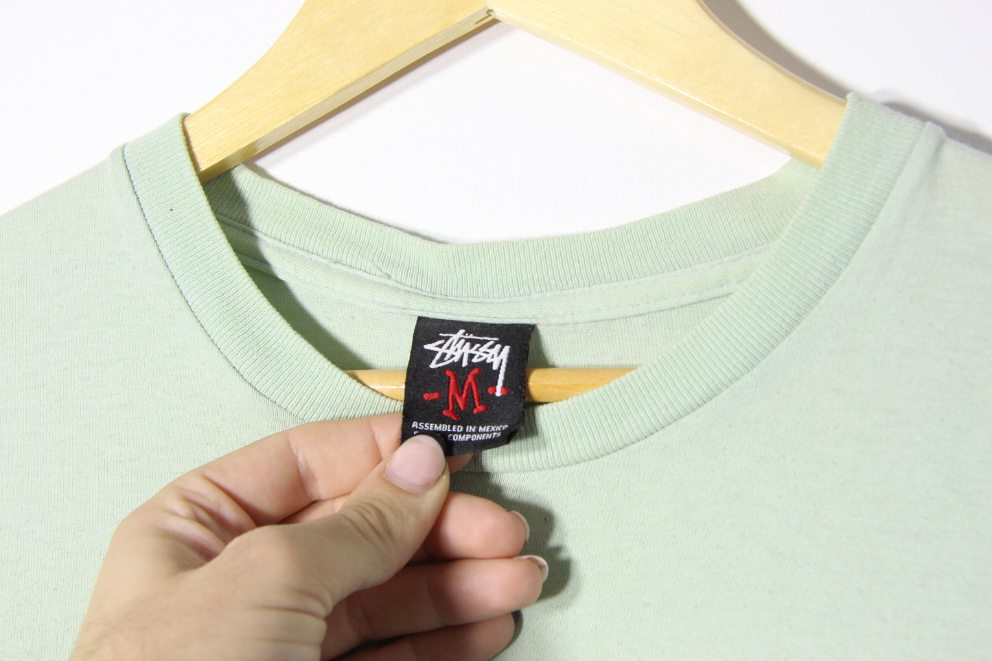 1990's Stussy Graphic Tee - M