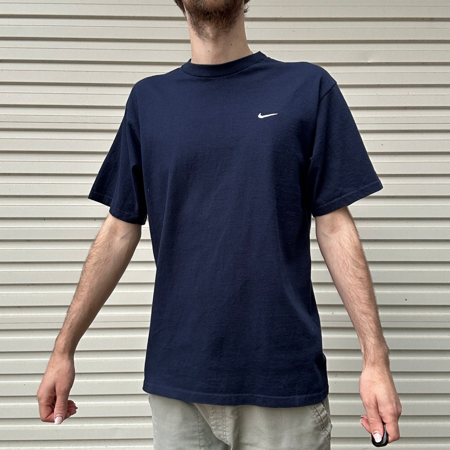 Vintage Nike Swoosh Tee - M