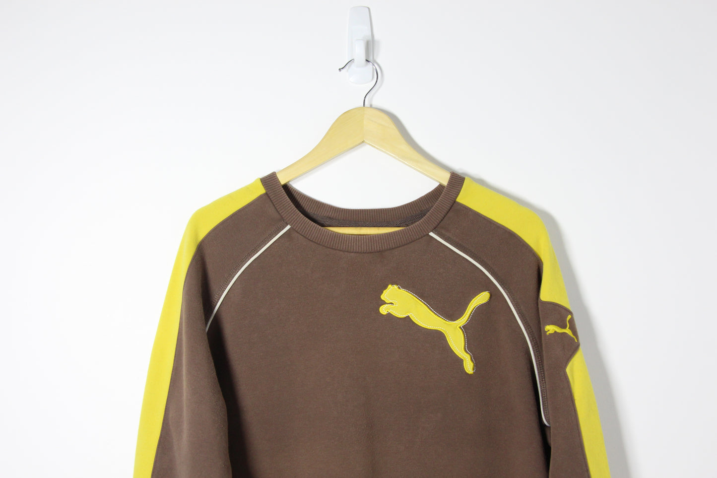 2000's Puma Choc Brown Sweatshirt - M