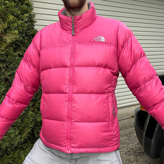 Vintage 2000s Pink North Face Puffer Jacket - M/L(W)