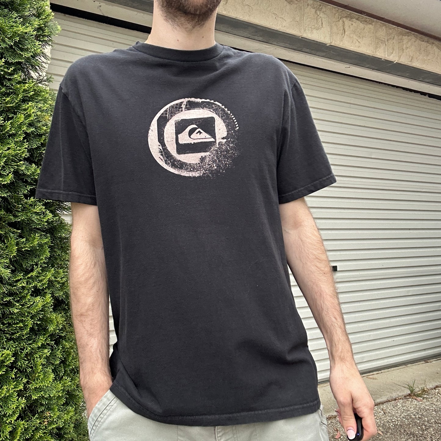 2000's Quiksilver Graphic Tee - L