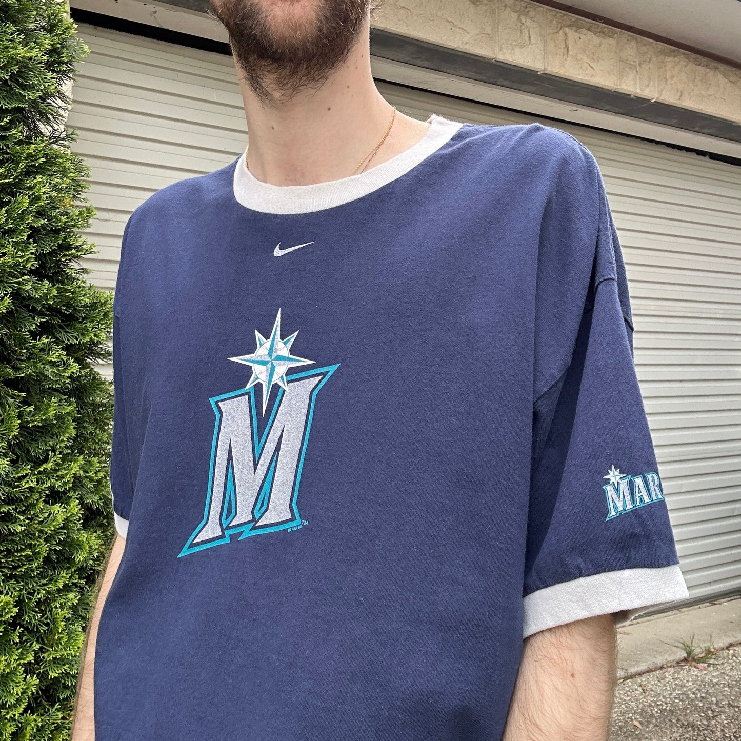 Vintage Nike Mariners Graphic Tee - XL