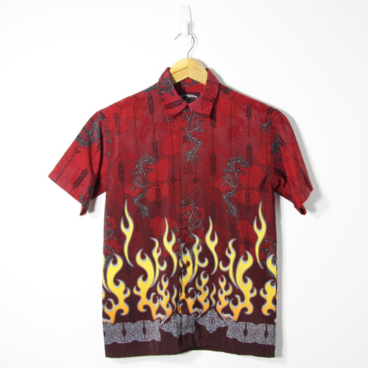 2000's Extreme Gear Button Up Rave Shirt - S(W)