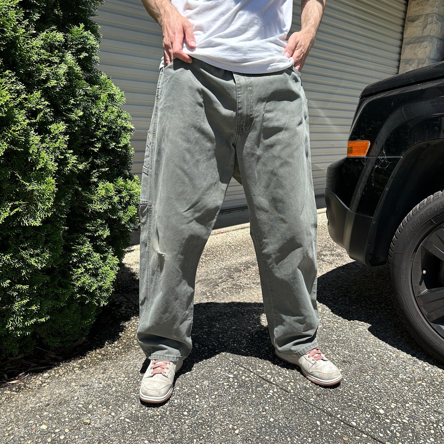 Vintage Dickies Carpenter Pants Green - 38