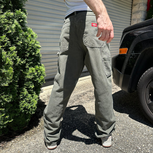 Vintage Dickies Carpenter Pants Green - 33