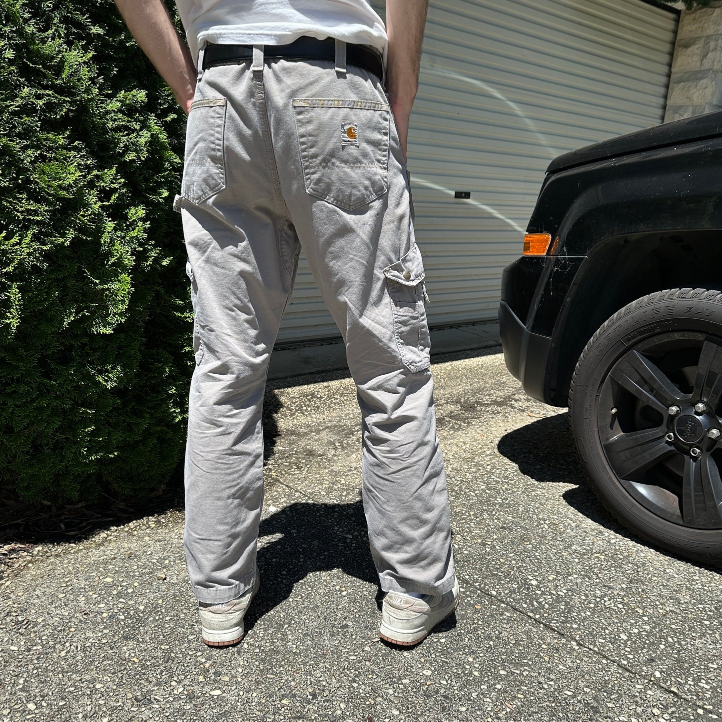 Vintage Carhartt Carpenter Pants Beige - 33