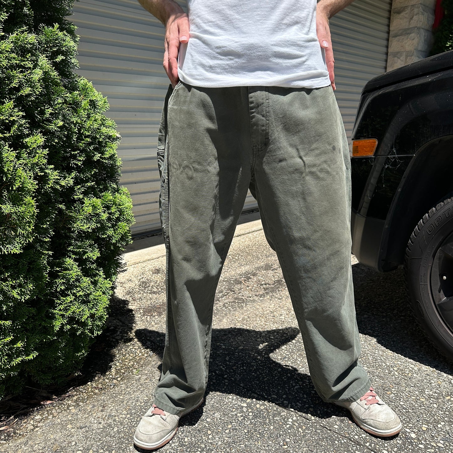 Vintage Dickies Carpenter Pants Green - 40