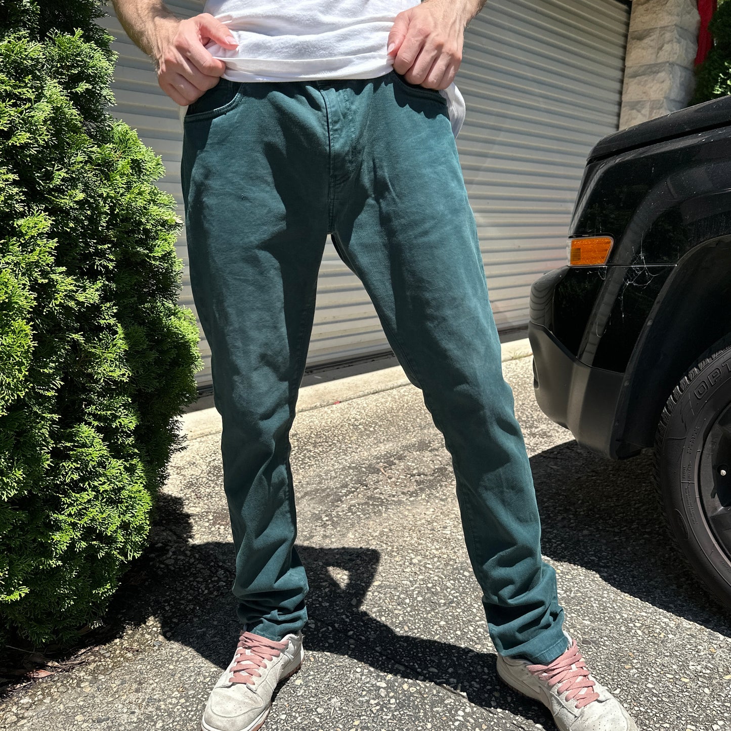 Vintage Carhartt Carpenter Pants Green - 36