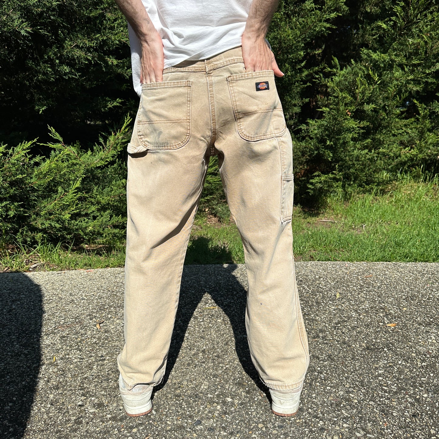 Vintage Dickies Carpenter Pants Cream - 32