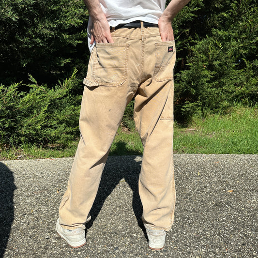 Vintage Dickies Carpenter Pants Cream - 34