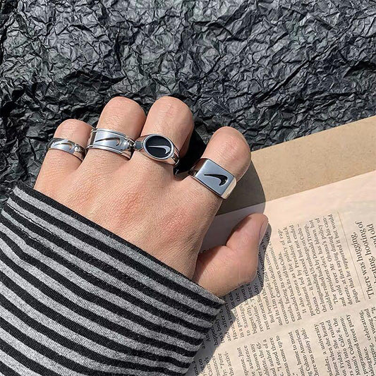 ☀️UNISEX FASHION NIKE RING | Stainless Steel & Silver | CHRISTMAS GIFT IDEA 🎄